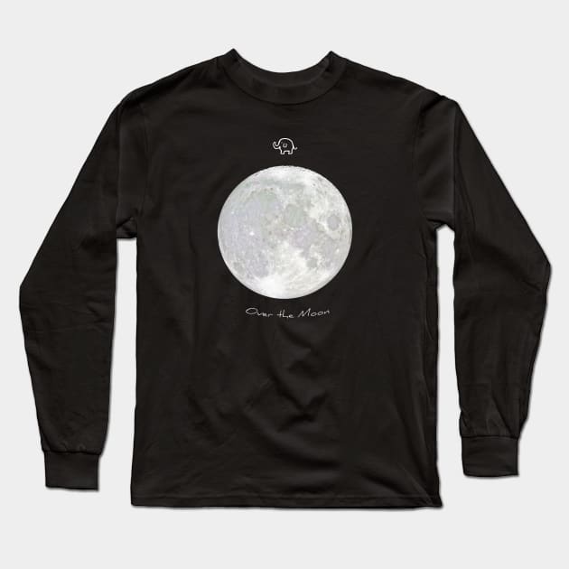 Over The Moon Long Sleeve T-Shirt by MBiBtYB